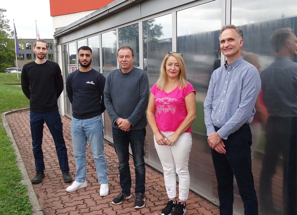 five new professionals in front of ILFA building