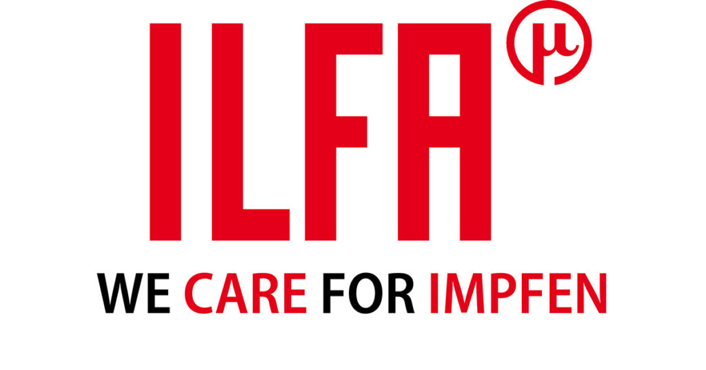 ILFA Slogan "We care for Impfen"