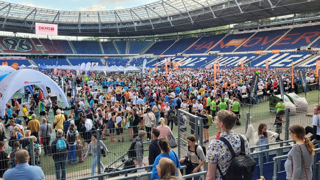 Großartige Stimmung im Heinz von Heiden-Stadion